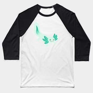 Green Axolotl Baseball T-Shirt